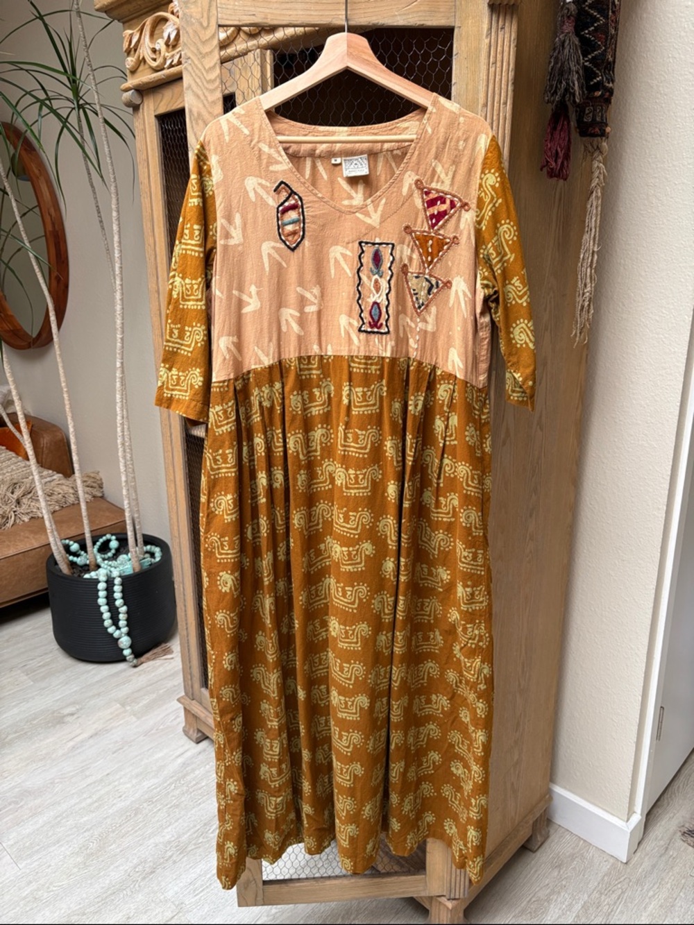 Marketplace Handwork of India Kantha Stitch Dress